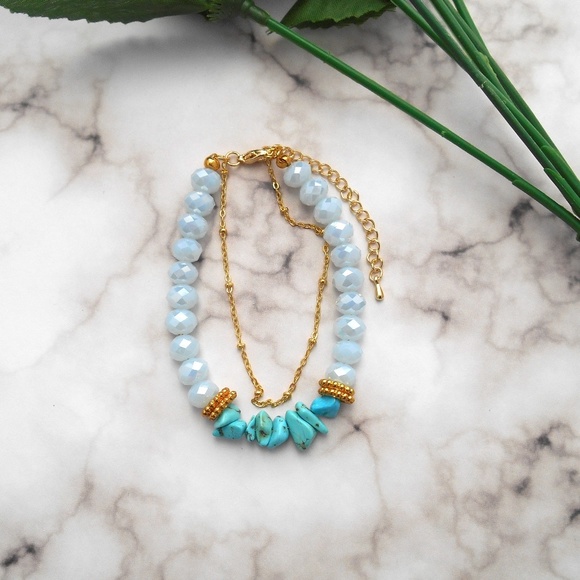 🆕️ Gemstone Chip Bracelet - Picture 5 of 8